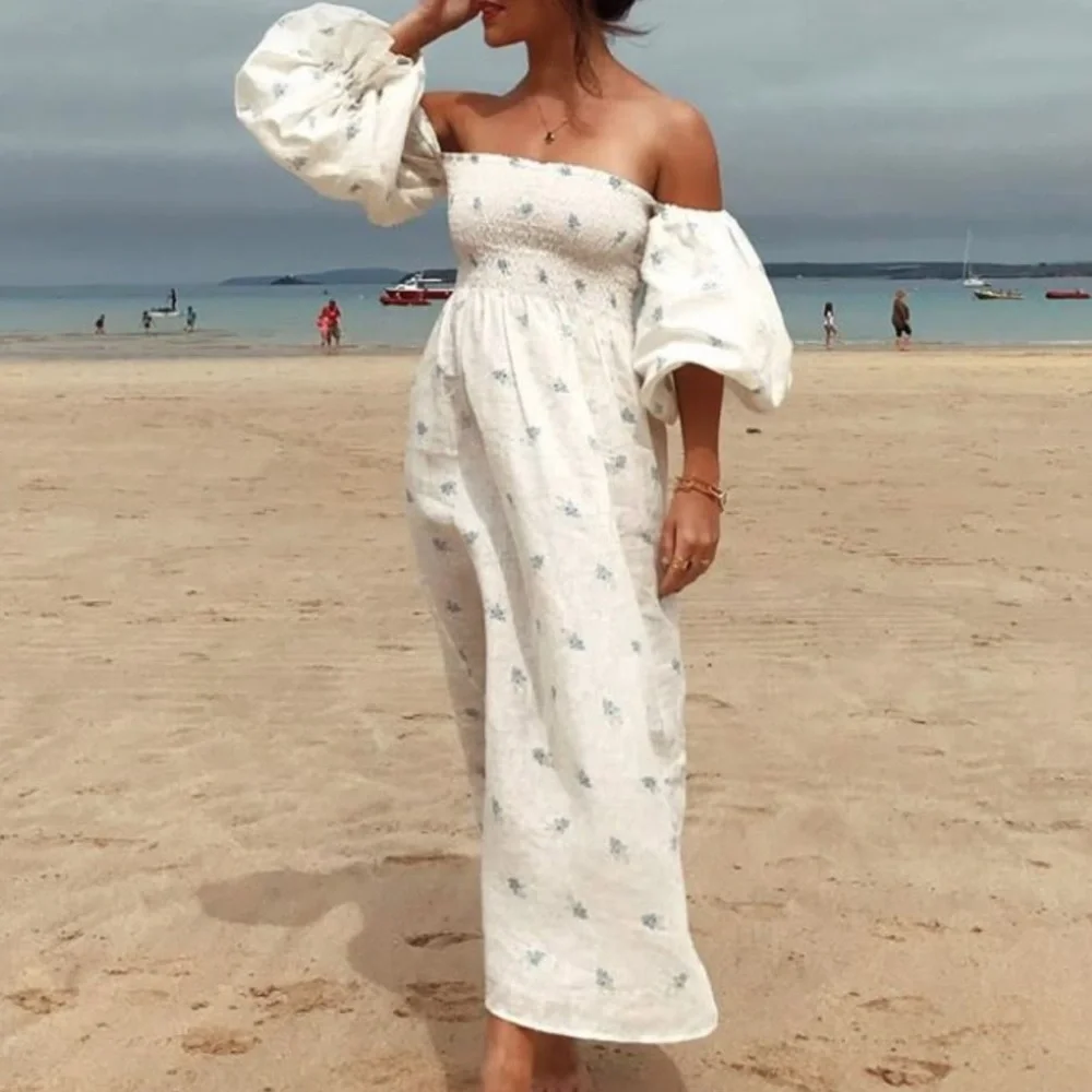 Sleeper ATLANTA LINEN DRESS IN LINUM - TikTok famous- sold out online - Picture 10 of 10